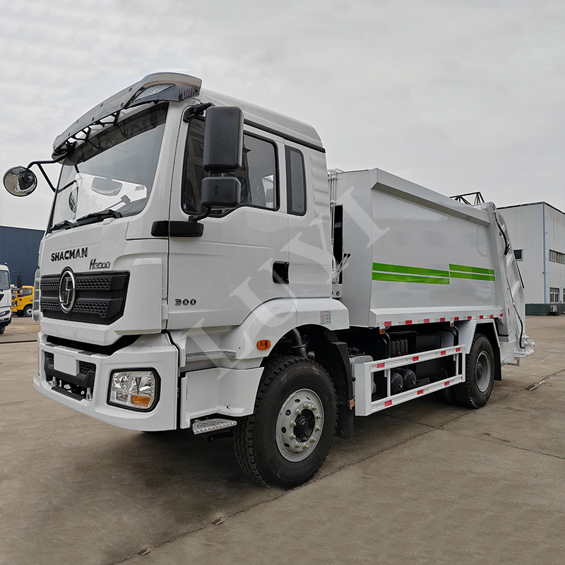 Garbage pickup truck Garbage truck cleaning truck with truck dump truck transport energy is convenie