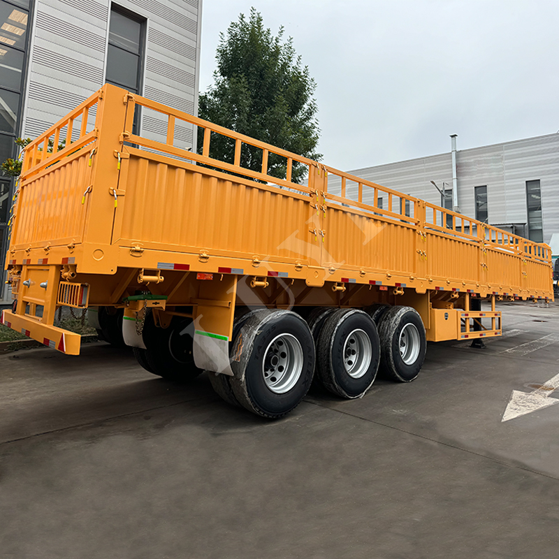 60T 3-AXLE FENCE SEMI TRAILER RAILING TYPE SEMI-TRAILER FOR SAFE TRANSPORTATION OF CARGO SIDE WALL S