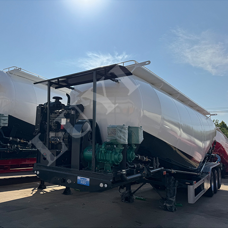 3 axle powder tank semi trailer LARGE DRY MORTAR POWDER TANK SEMI TRAILER SEMI-TRAILER FOR POWDER ME