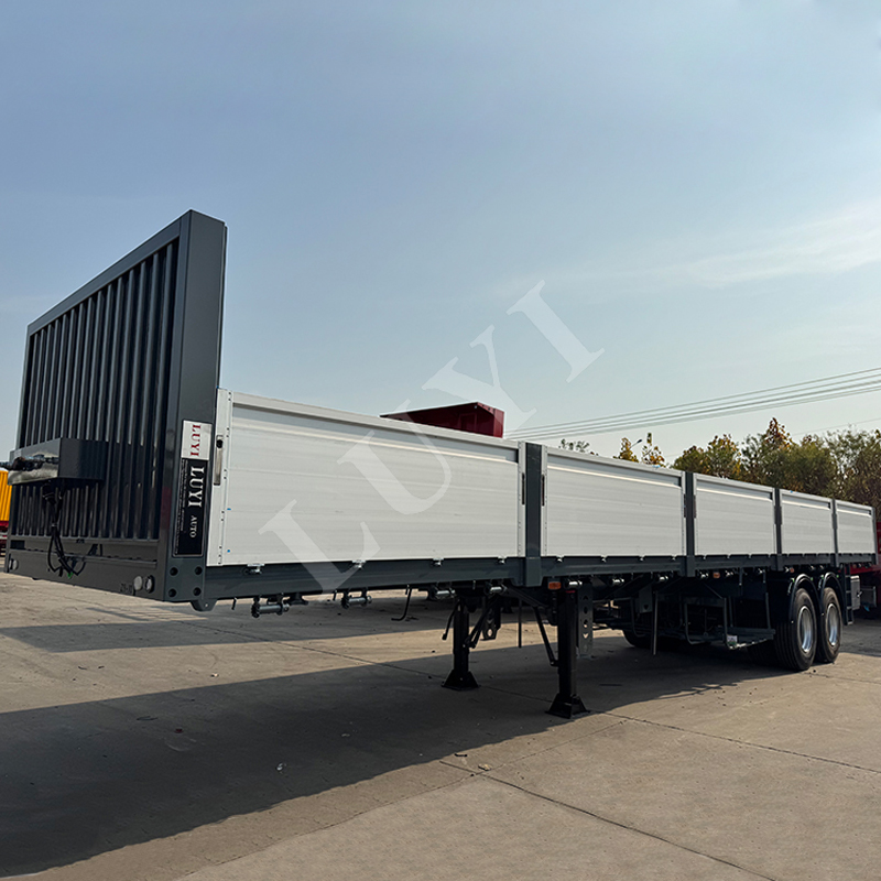 Aluminum alloy side wall semi-trailer for safe transportation of cargo Side wall semi-trailer open c