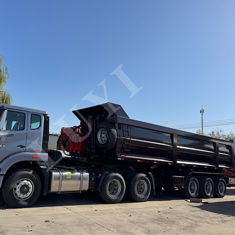 U-type rear-tip semi-trailer