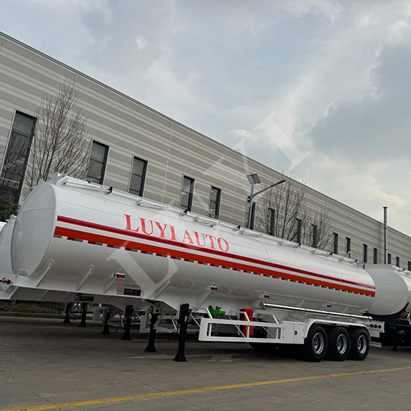 3 AXLES EXPLOSION-PROOF CHEMICAL LIQUID TANK SEMI-TRAILER EFFICIENT AND FAST UNLOADING SYSTEM TANKER