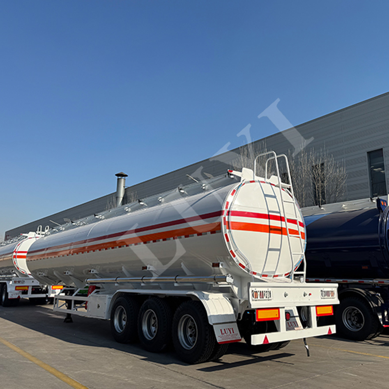 new design 3 axle 45000 liter oil tank semi trailer