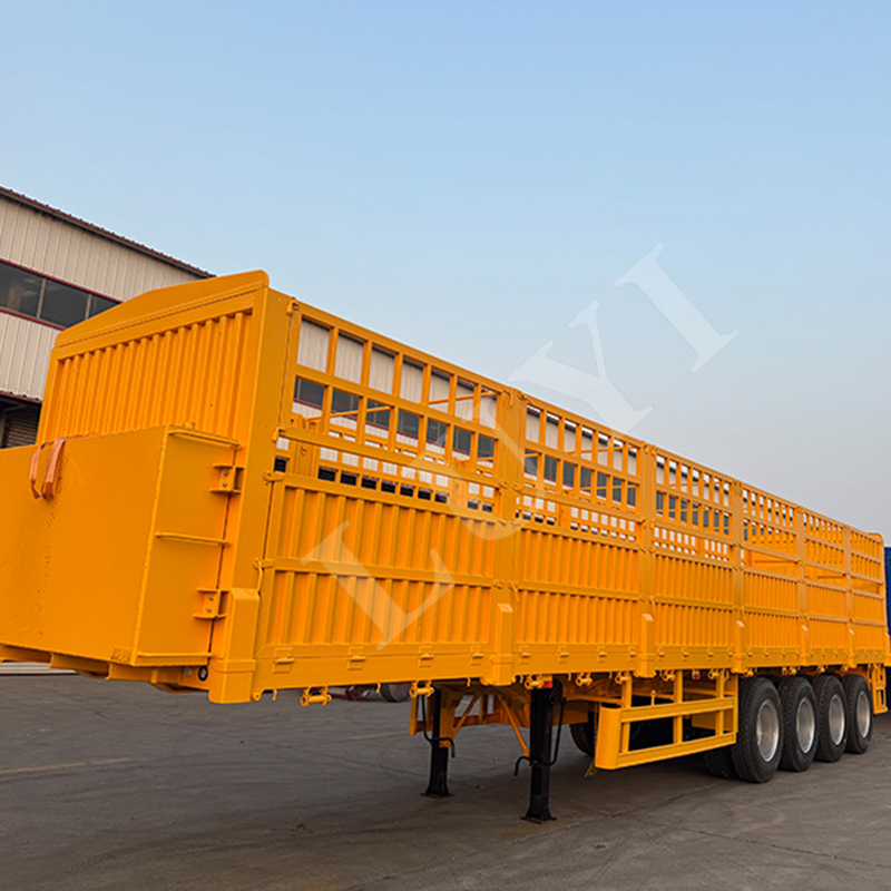 4 axle sidewall semi trailer with Large capacity tank