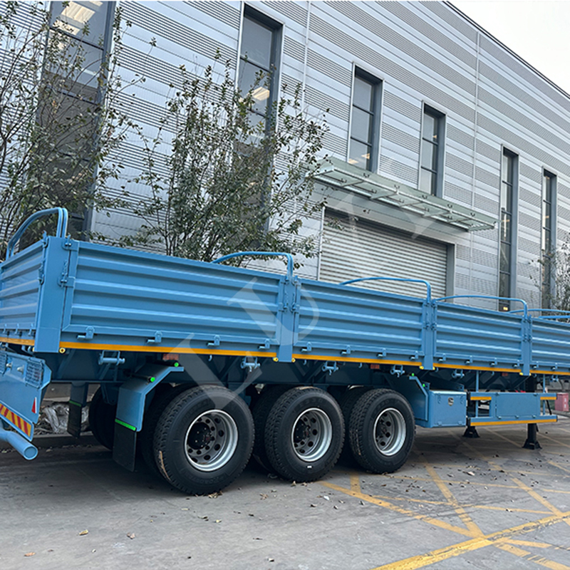 Africa 3 axle sidewall semi trailer EUROPEAN REAR DESIGN TAIL