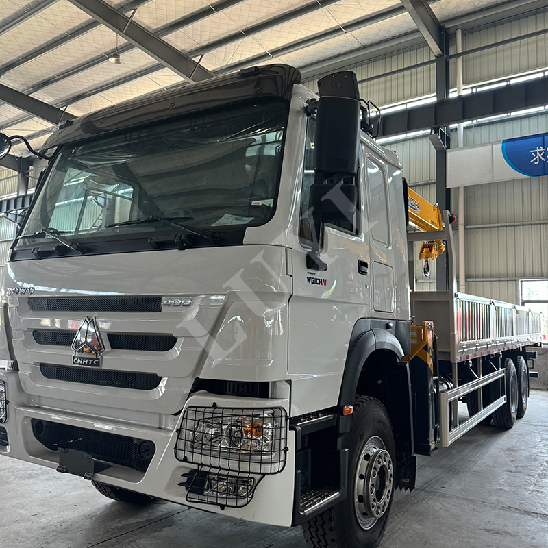 Howo 6X4 400 hp Hydraulic Straight Arm Mobile Mini Dumping 3