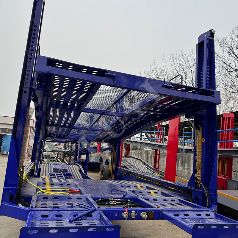 Luyi 17m High-quality Car Carrier Semi-trailer Transports 8 Small Cars and SUVs