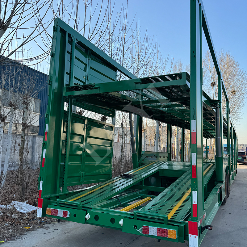 2 Axle 18 m Transport Cars Double Deck Auto Cars Transport T
