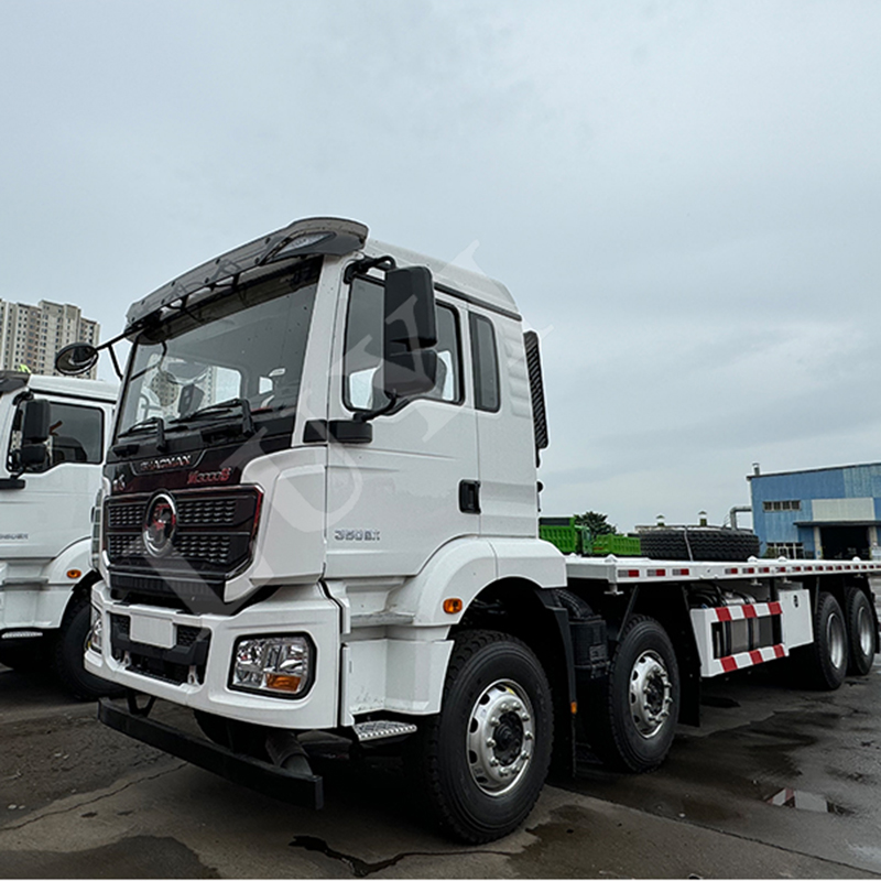 SHACMAN M3000S 8x4 350Hp Flatbed Truck Transport 30 Ton Cargo Truck 