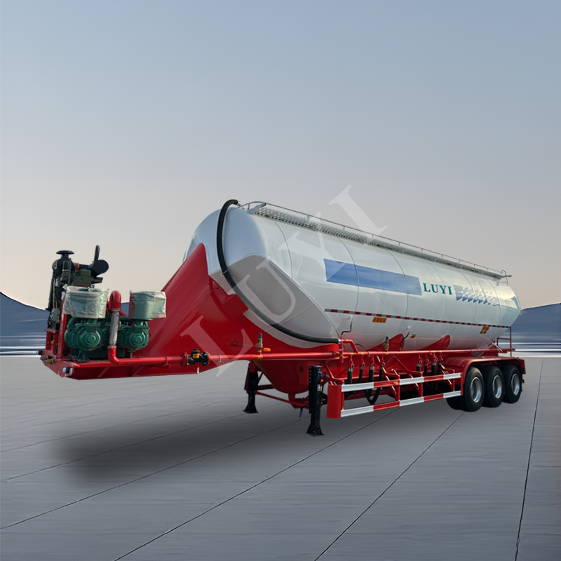 Three-axle 35CBM cement bulker semi-trailer