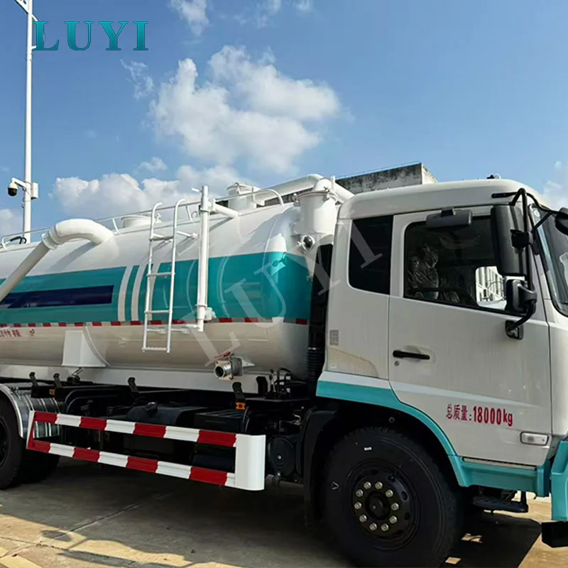 Hydraulic dump high-power vacuum sewage 
