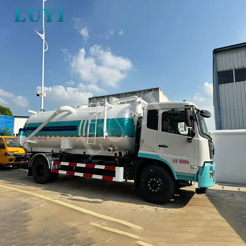 LUYI white vacuum cleaning veh