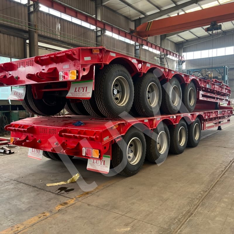 4-Axle Lowbed Semi-Trailer Shi