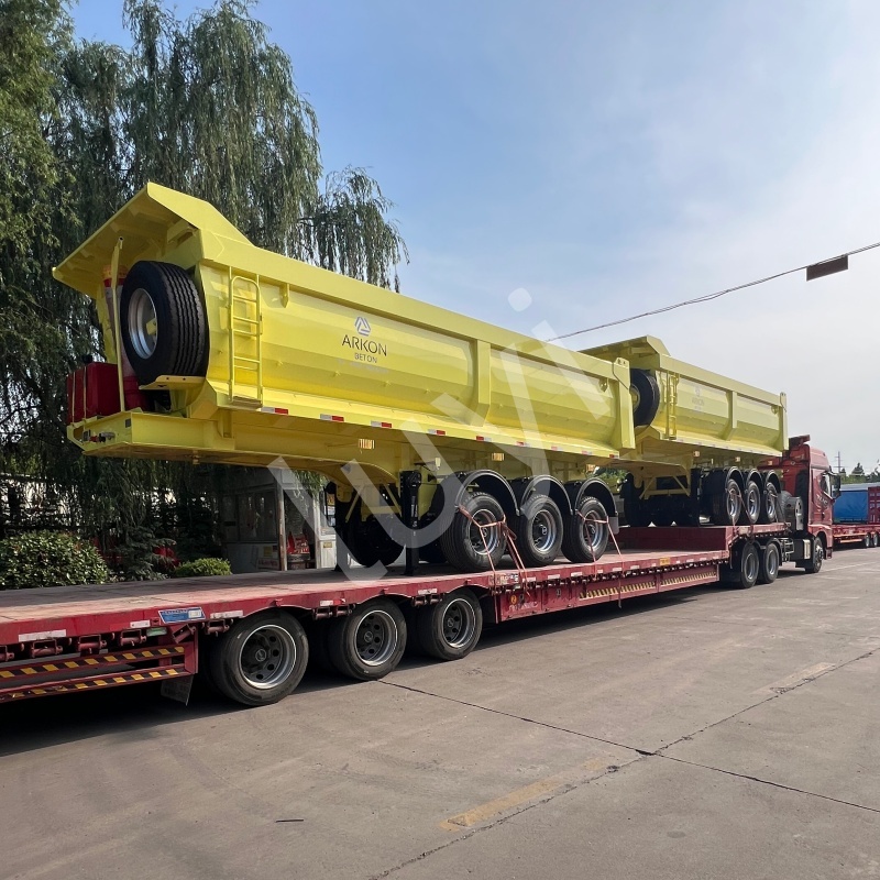 Two 3-Axle U-Type Rear Tipper 