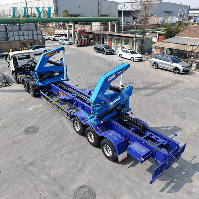 Luyi Auto 3 Axle MQH37A Side Loader Trai
