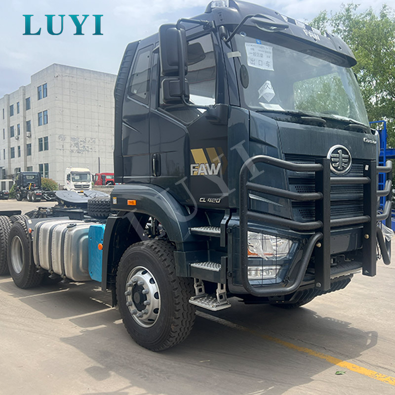 New FAW J6L 6x4 Long Haul Freight Tractor Truck 420 Horsepower Xichai Powerful Diesel Engine