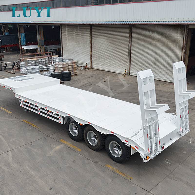 13m 3 Axle 60 Ton Gooseneck Low Bed Semi