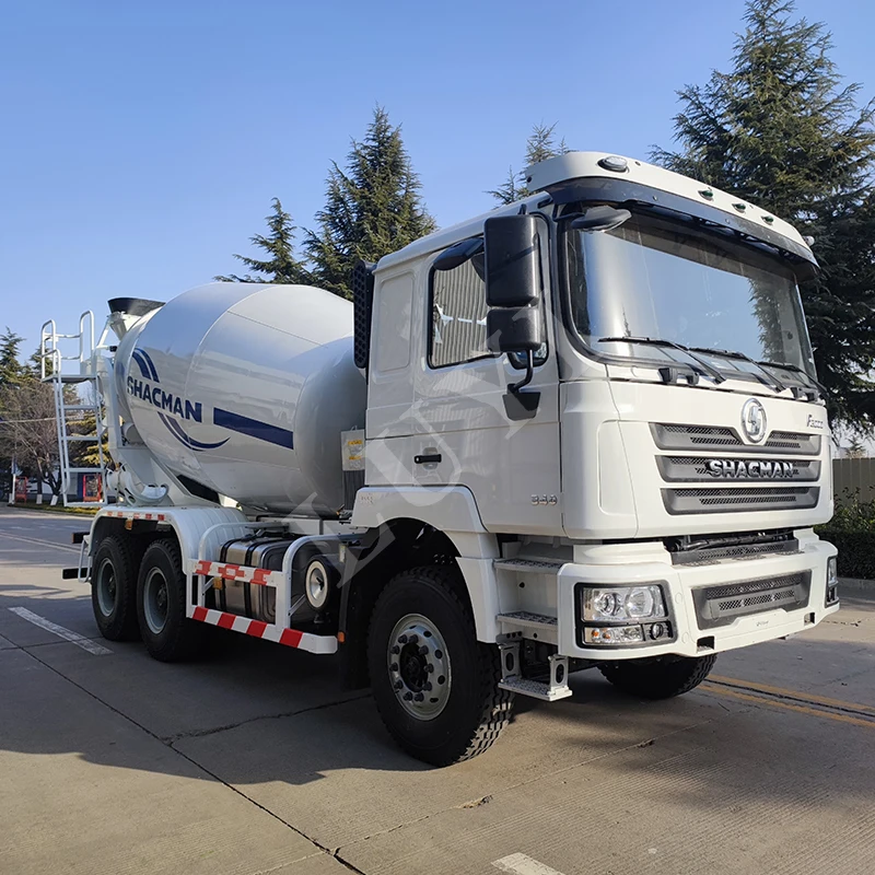 SHACMAN Concrete Mixer Truck with Heavy‑duty Hydraulic System 8‑12 CBM Adjustable‑volume Drum Concre