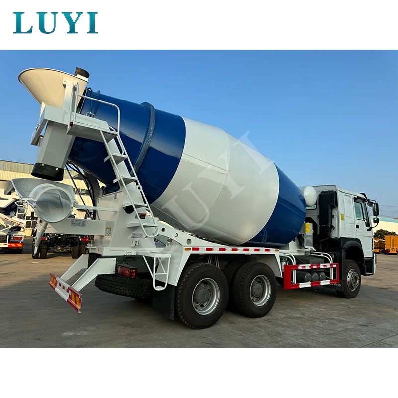  HOWO 340 HP 10/12 /15 Cubic Meter Capacity Transport Truck Cement Mixer