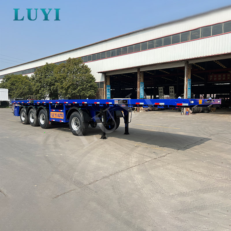 LUYI Three‑Axle Flatbed Semi‑Trailer Shipped to Guyana