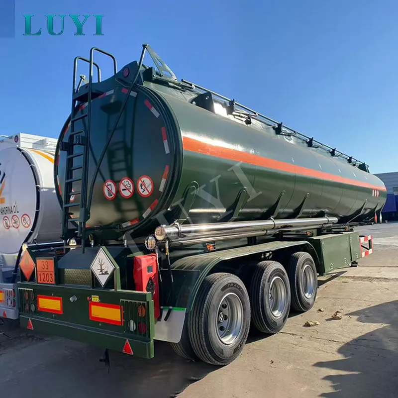 3 Axle 45000 Liter Fuel Tanker Semi Trai