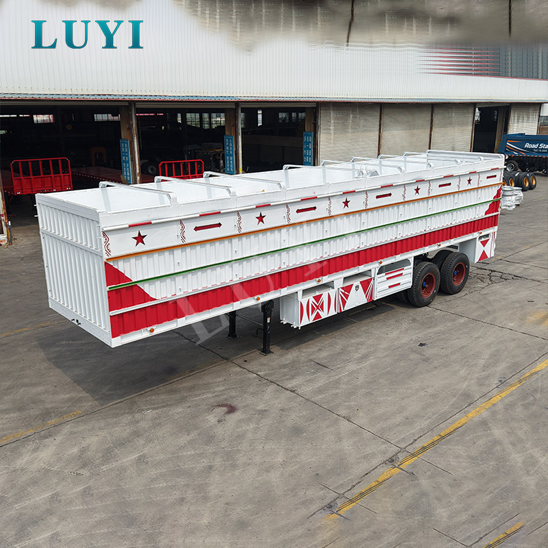 LUYI 60 Ton Capacity 2 Axle Dropside Sem